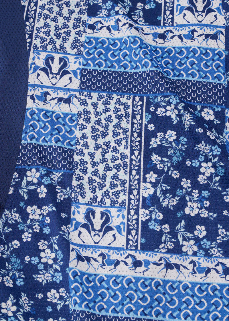 T-shirt col V Fil Lumière manches courtes à motifs T-shirt col V Fil Lumière manches courtes à motifs