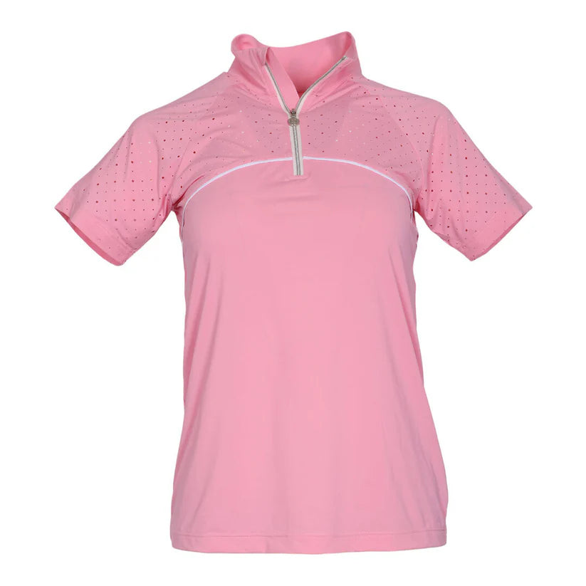 Dapplebay Lady 1/4 Zip Aircut SS Riding Top