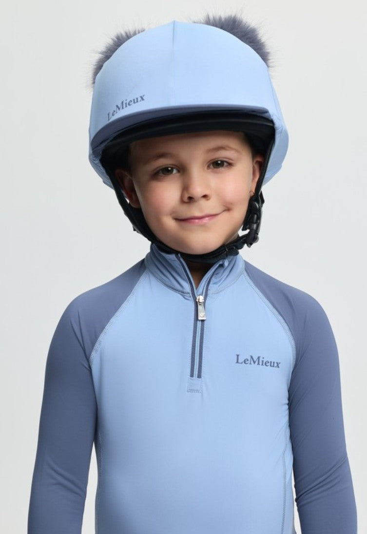 LeMieux Mini Double Pom Hat Silk