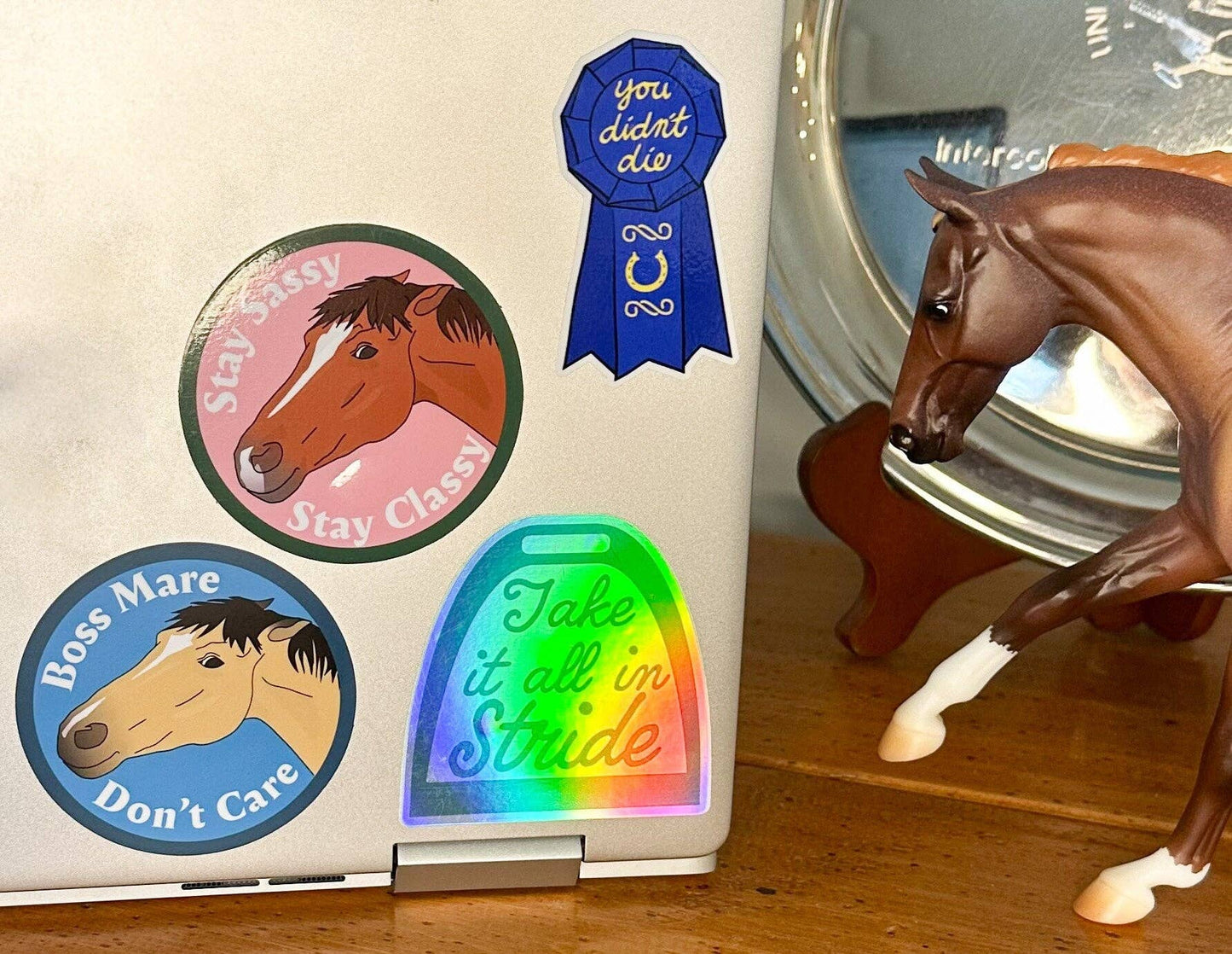 You Didn't Die Equestrian Sticker