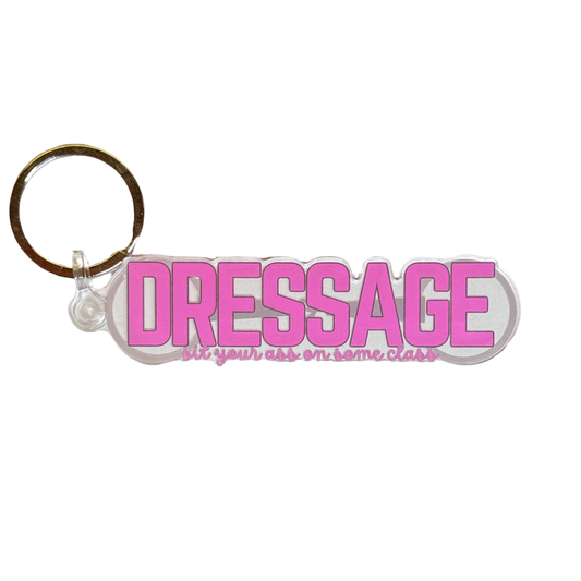 Dressage Keychain