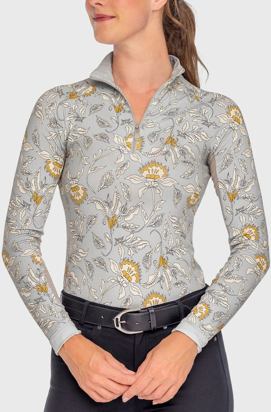 Kastel Long Sleeve Dove Vintage Jacobean Sun Shirt