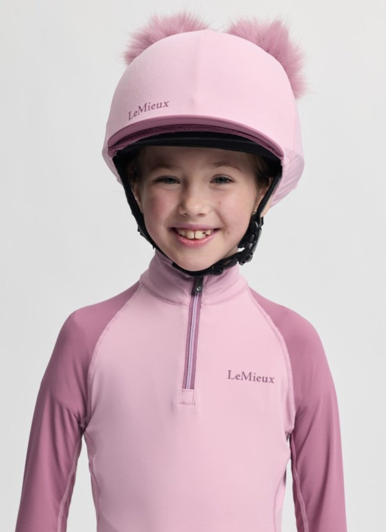 LeMieux Mini Double Pom Hat Silk