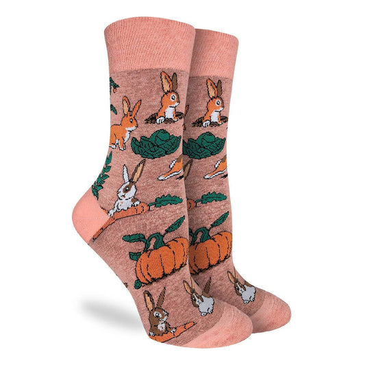 Women's Bunny Rabbit & Pumpkin Socks
